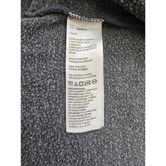 Eddie Bauer open front cardigan sweater gray size small - Picture 4 of 8